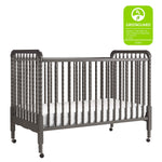daVinci Jenny Lind 3-in-1 Baby Crib Convertible to Toddler Bed, Daybed - Easy to Assemble - GREENGUARD Gold Certified - 4 Adjustable Mattress Heights, Conversion Kit Sold Separately - White
