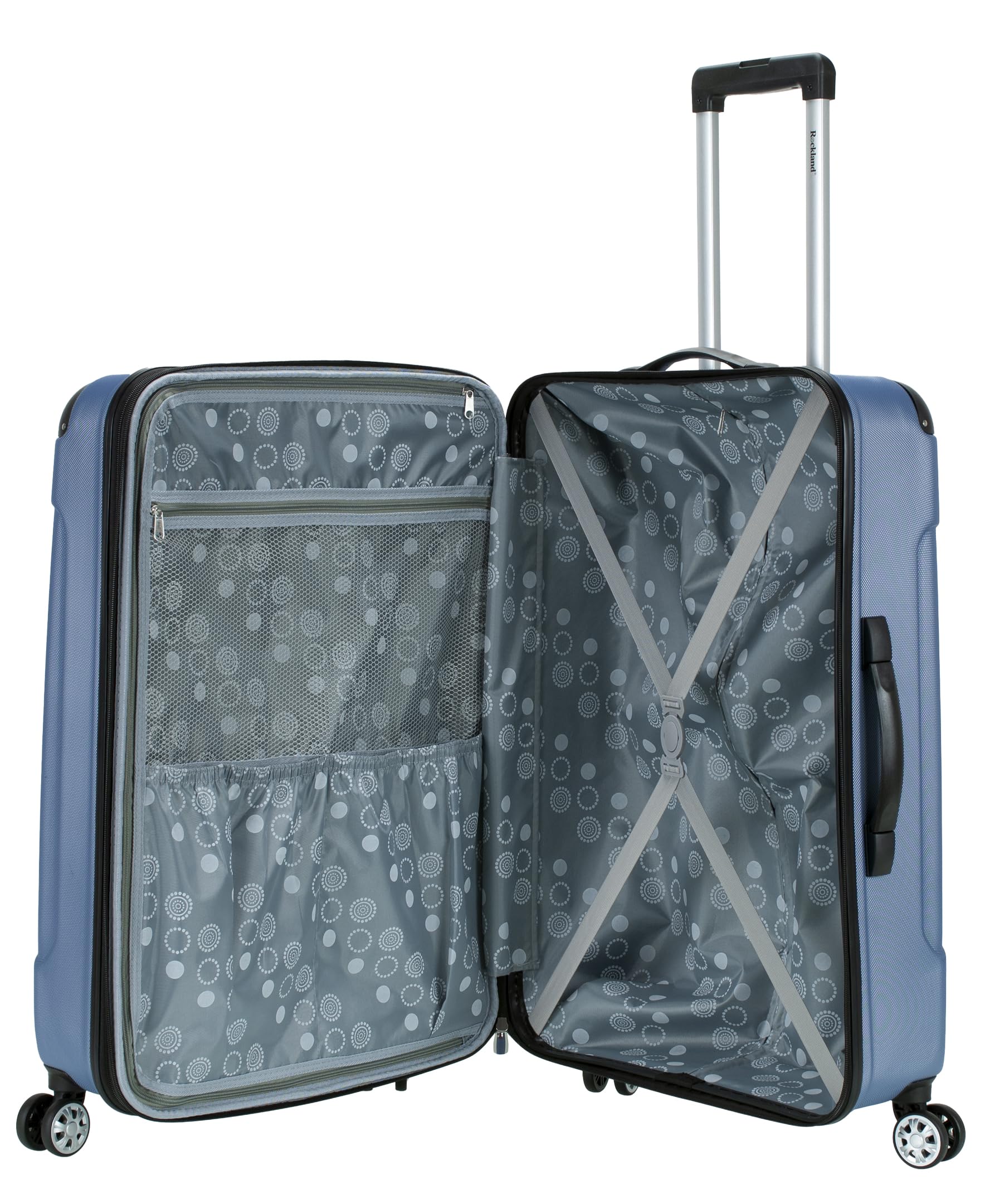 Rockland London Hardside Spinner Wheel Luggage, Carry-On 20", Mint