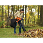 BLACK+DECKER Corded Leaf Blower Leaf Vacuum and Leaf Mulcher 3-in-1, Up to 230 MPH, 12 Amp Handheld Blower and Vacuum Combo (BV3600)