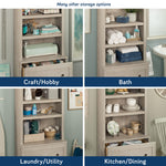 Sauder Miscellaneous Storage Library, in a Select Cherry Finish