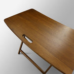 Presto Products Company American Trails Arizona Folding Table with Solid Red Oak,Warm Brown