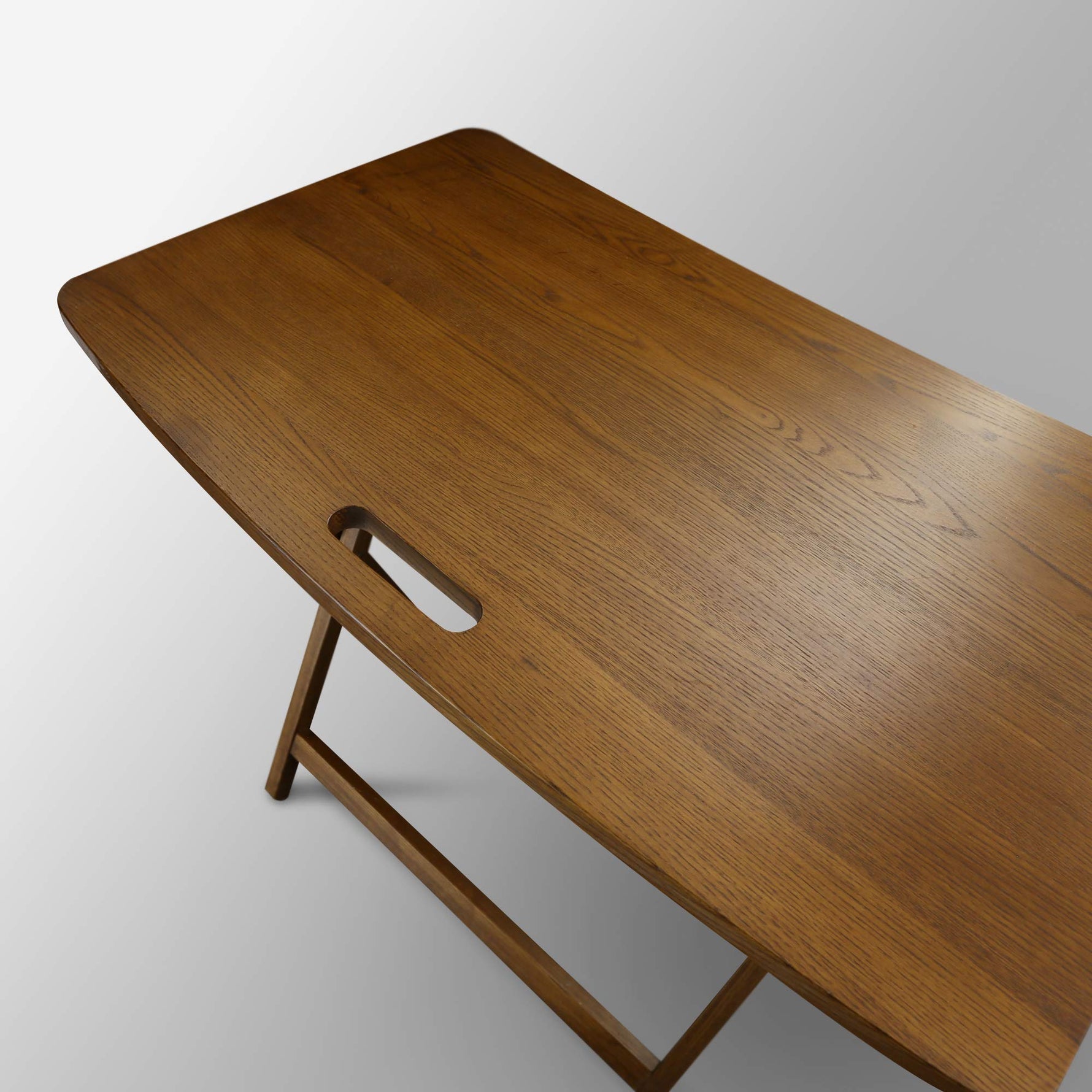 Presto Products Company American Trails Arizona Folding Table with Solid Red Oak,Warm Brown