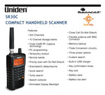 Uniden Bearcat SR30C, 500-Channel Compact Handheld Scanner, Close Call RF Capture, Turbo Search, PC programable, NASCAR, Racing, Aviation, Marine, Railroad, and Non-Digital Police/Fire/Public Safety
