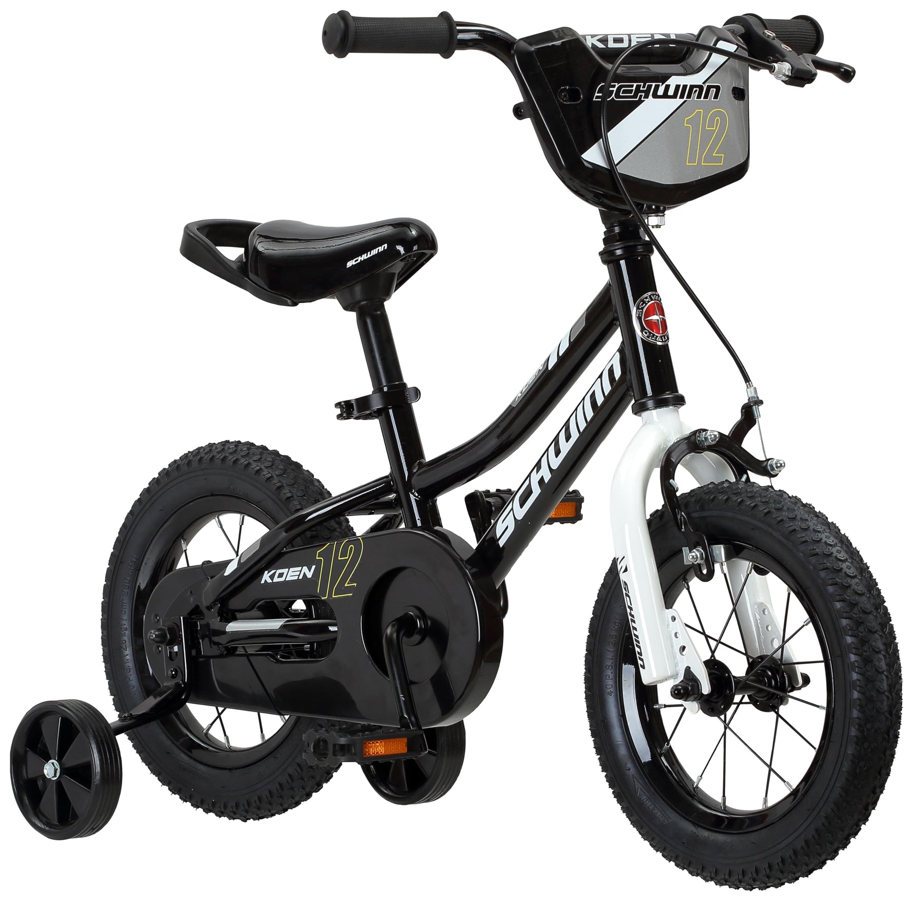 Schwinn Koen Bike, 16 Inch Bike for Kids Ages 3-7, SmartStart Ergonomic Design for Kids, Adjustable Seat Grows with your Child, Rear Coaster Brake and Front Caliper Brake, Training Bicycle