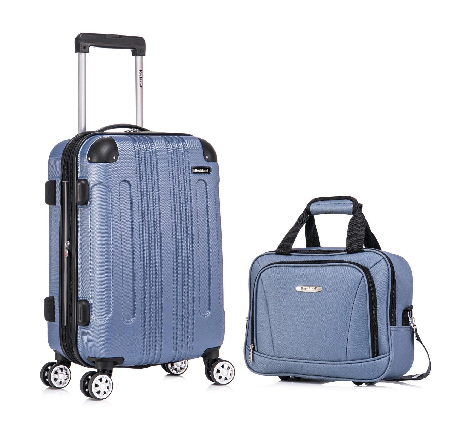 Rockland London Hardside Spinner Wheel Luggage, Carry-On 20", Mint