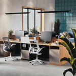 Flash Furniture Kelista Mid-Back Swivel Office Chair with Adjustable Seat Height, Ergonomic Mesh Desk Chair with Flip-Up Armrests, Black