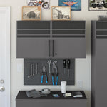 Systembuild Evolution Shelby 2 Door Storage Garage Wall Cabinet, Graphite