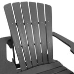Lifetime 60335 Faux Wood Adirondack Chair, Shale Stone