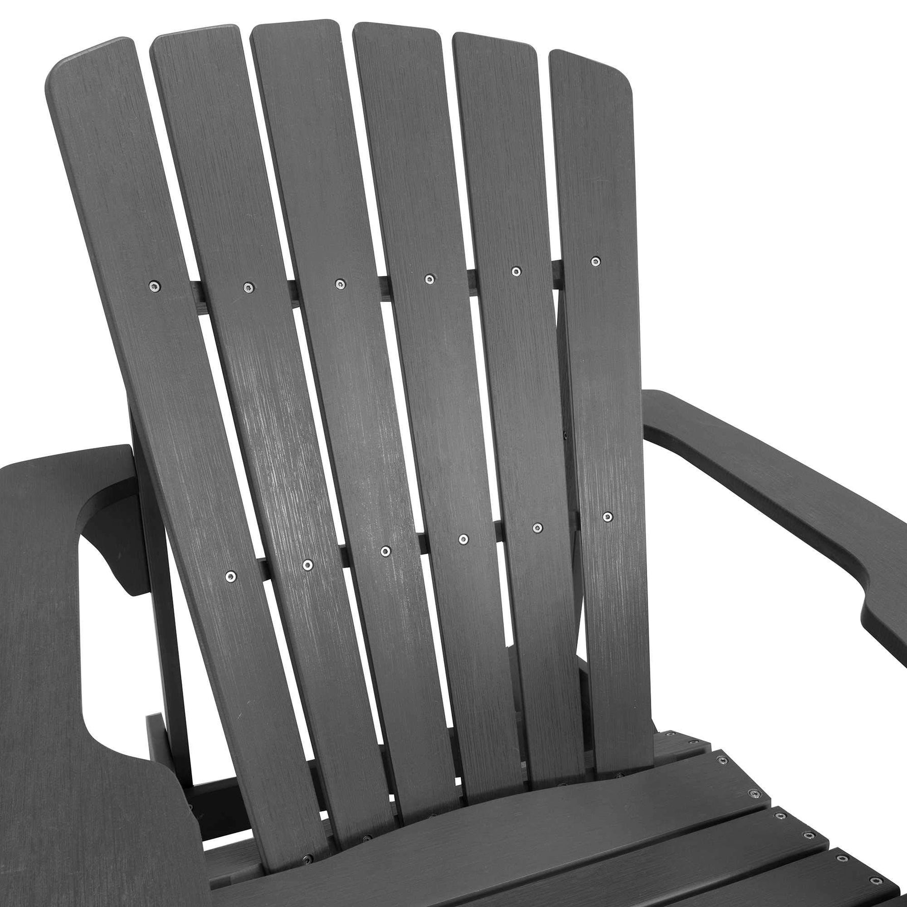 Lifetime 60335 Faux Wood Adirondack Chair, Shale Stone