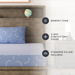 Signature Design by Ashley Chime Memory Foam 12" Full Mattress with Thick Memory and Support Foam for Pressure Relief, Fiberglass Free, Mattress In A Box