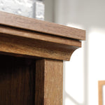 Sauder 5-Shelf Split Bookcase/ Book shelf, Oiled Oak finish