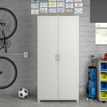 SystemBuild Callahan 36" Utility Storage Cabinet in White