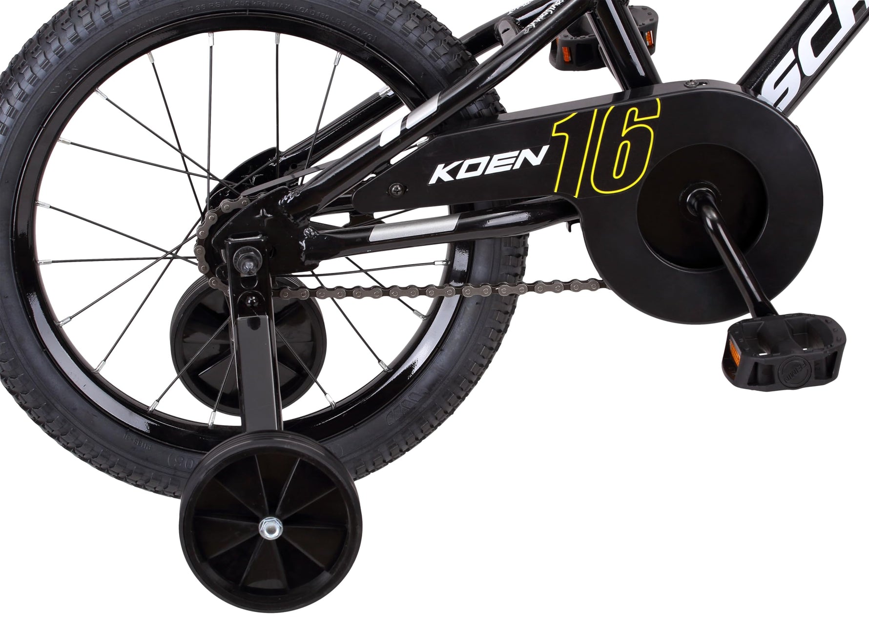 Schwinn Koen Bike, 16 Inch Bike for Kids Ages 3-7, SmartStart Ergonomic Design for Kids, Adjustable Seat Grows with your Child, Rear Coaster Brake and Front Caliper Brake, Training Bicycle