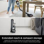 Shark Stratos Cordless Vacuum with Clean Sense IQ and DuoClean PowerFins, MultiFlex Wand, Includes Duster Crevice Tool & Anti-Allergen Brush, Up to 40 Minute Runtime (Renewed)