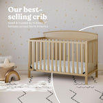 Graco Benton 5-in-1 Convertible Crib – GREENGUARD Gold Certified, Converts from Baby Crib to Toddler Bed, Daybed and Full-Size Bed, Fits Standard Full-Size Crib Mattress (White)