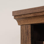 Sauder 5-Shelf Split Bookcase/ Book shelf, Oiled Oak finish
