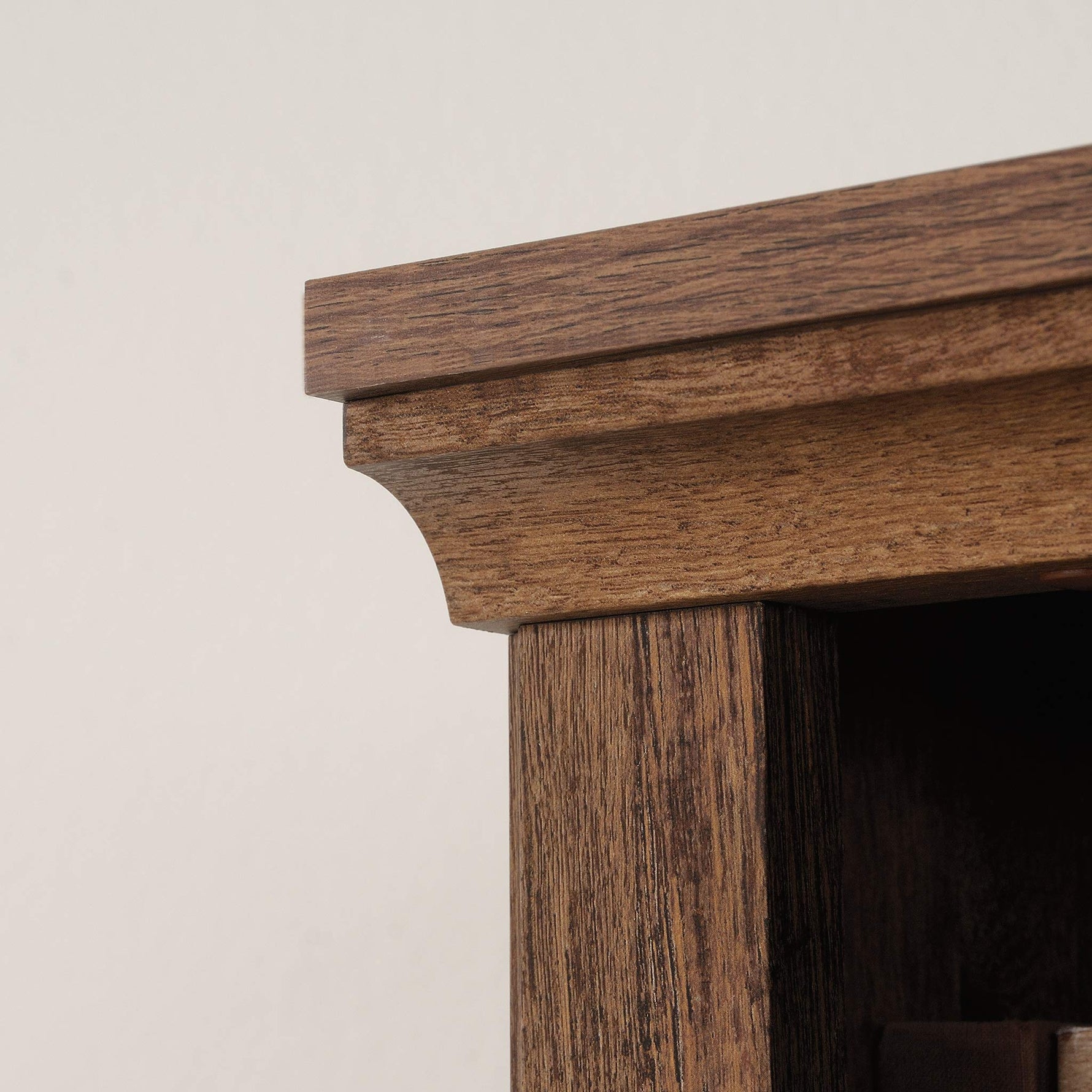 Sauder 5-Shelf Split Bookcase/ Book shelf, Oiled Oak finish