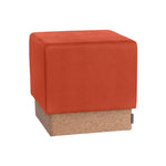 Seville Classics Cushioned Fabric Ottoman Hidden Storage Chest Footrest Chair, Padded Seat for Bedroom, Dorm, Loft, Living Room, Entryway, Hallway, Blue Velvet, 30" Bench