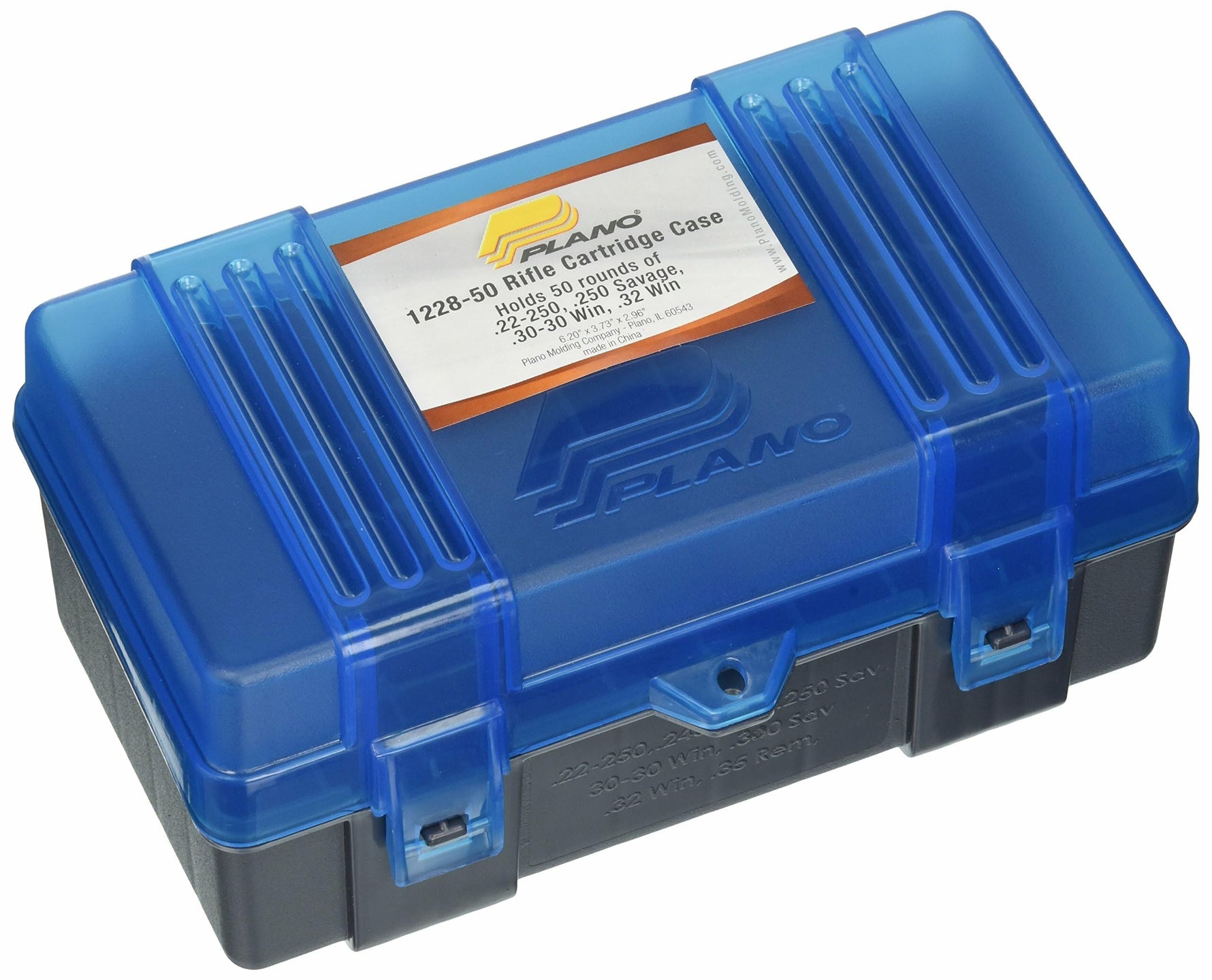 Plano 50 Round Rifle Ammo Case with Slip Cover, Small