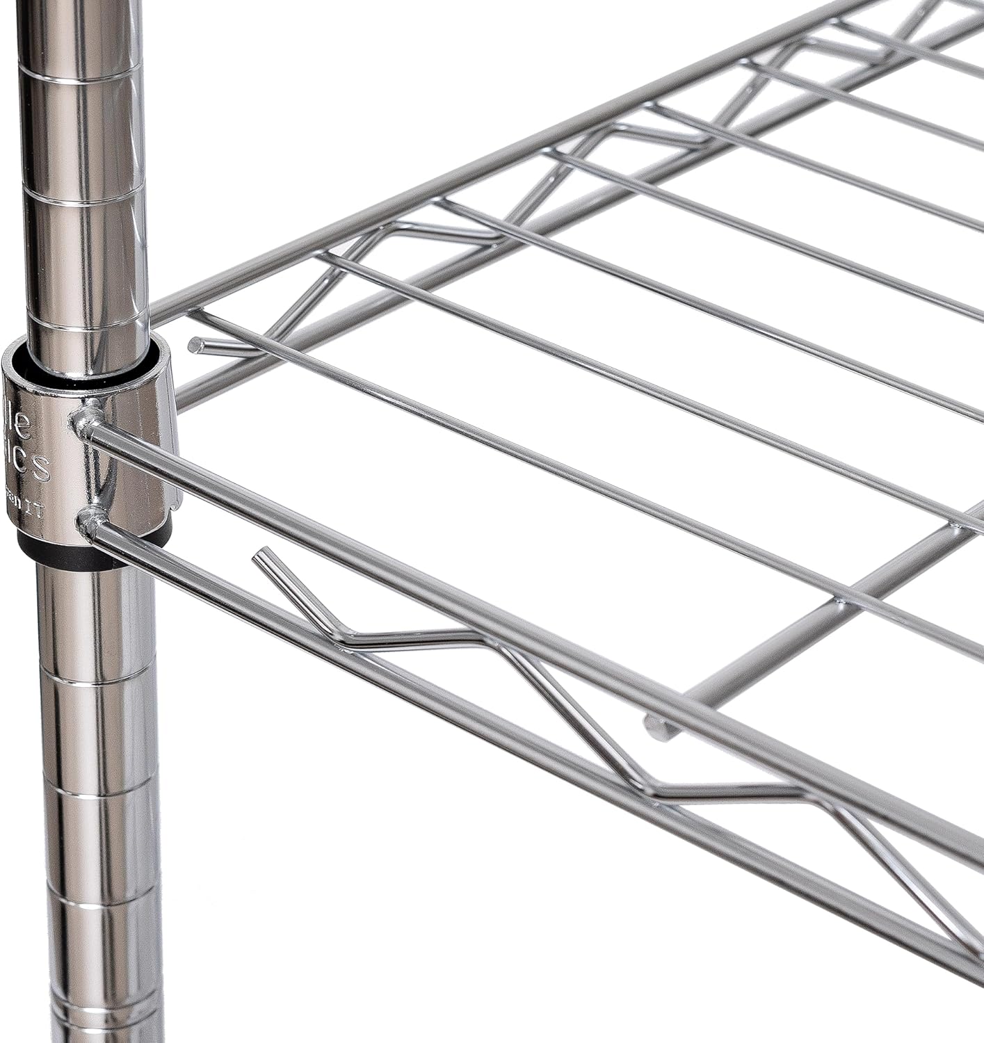 5-Tier Steel Wire Shelving, 30"W x 14"D x 61.5"H | Durable solid steel wire storage rack with adjustable shelves featuring 300 pounds per shelf weight capacity for home use