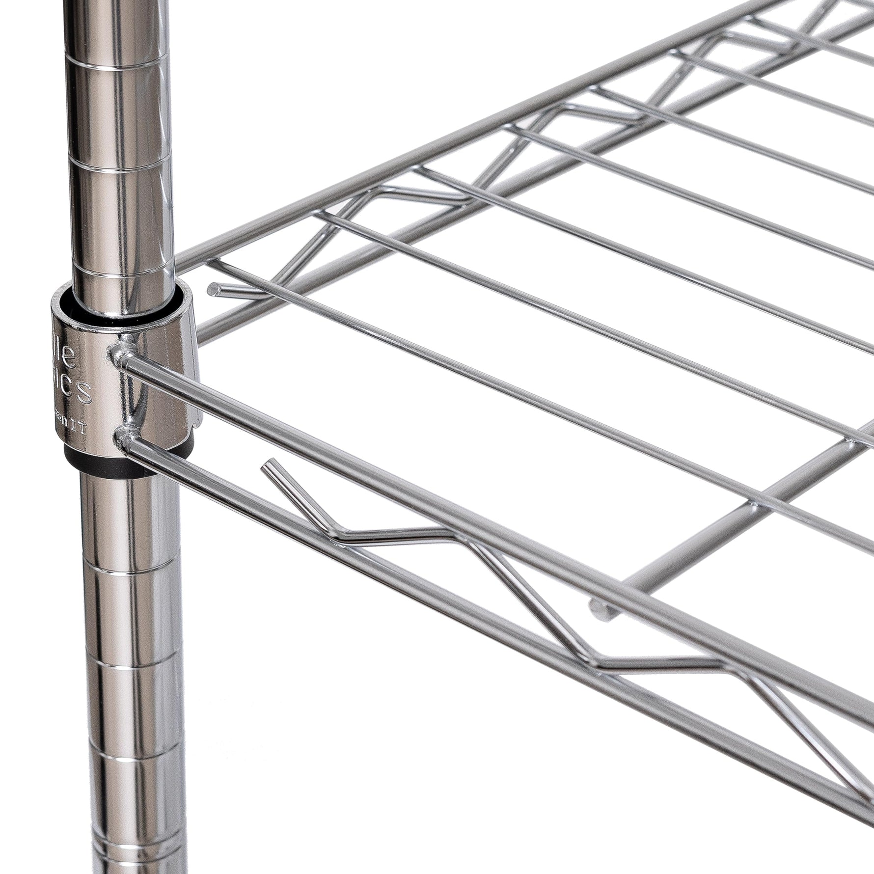 5-Tier Steel Wire Shelving, 30"W x 14"D x 61.5"H | Durable solid steel wire storage rack with adjustable shelves featuring 300 pounds per shelf weight capacity for home use
