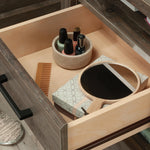 Sauder Summit Station Night Stand in Pebble Pine Finish