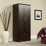 Sauder 411802 HomePlus Wardrobe/Storage Cabinet, L: 28.98" x W: 20.95" x H: 71.18", Sienna Oak finish