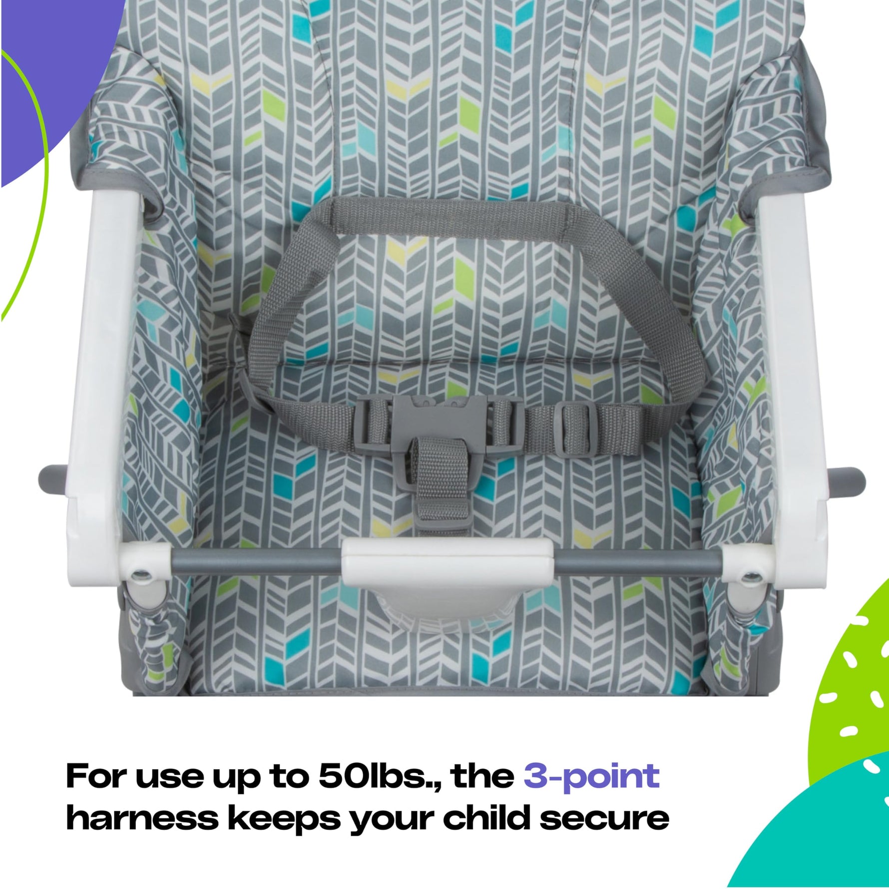 Cosco Kids Simple Fold Highchair for Baby, Simple Foldable High Chair, Convenient, Lightweight, and Compact Design, Comet