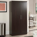 Sauder HomePlus Kitchen Storage Pantry Cabinet with Swing Door Storage and Adjustable Shelves, in Soft White finish