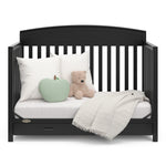 Graco Benton 5-in-1 Convertible Crib – GREENGUARD Gold Certified, Converts from Baby Crib to Toddler Bed, Daybed and Full-Size Bed, Fits Standard Full-Size Crib Mattress (White)