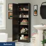 Sauder Homeplus Corner Cabinet, Dakota Oak Finish