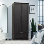 Sauder 411802 HomePlus Wardrobe/Storage Cabinet, L: 28.98" x W: 20.95" x H: 71.18", Sienna Oak finish