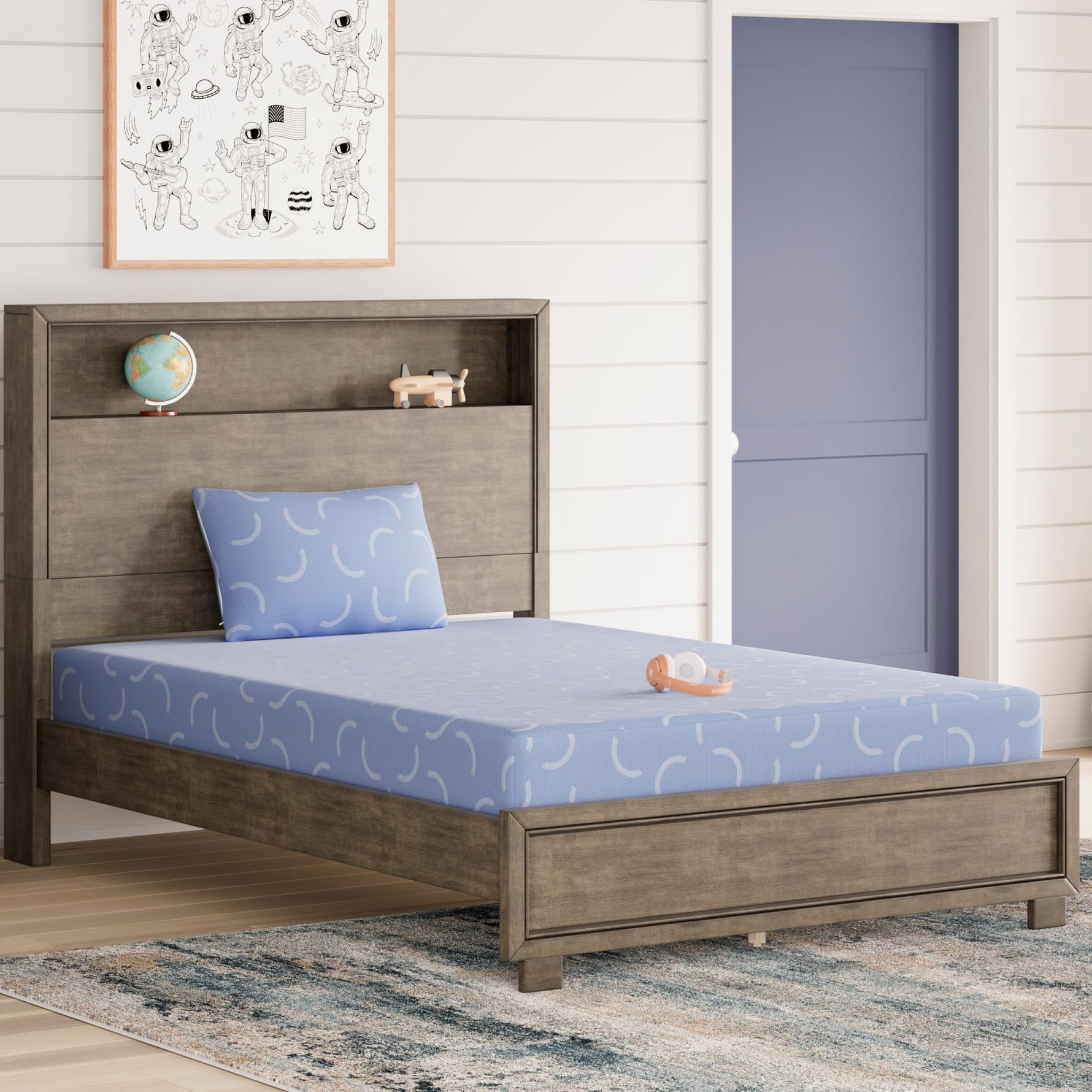 Signature Design by Ashley Chime Memory Foam 12" Full Mattress with Thick Memory and Support Foam for Pressure Relief, Fiberglass Free, Mattress In A Box
