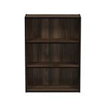Furinno PASIR Book Shelf, 3-Tier Bookshelf, Storage Shelves Bookcase, 9.7 x 23.7 x 31.5, for Living Room, Bedroom, Home Office, Plain White