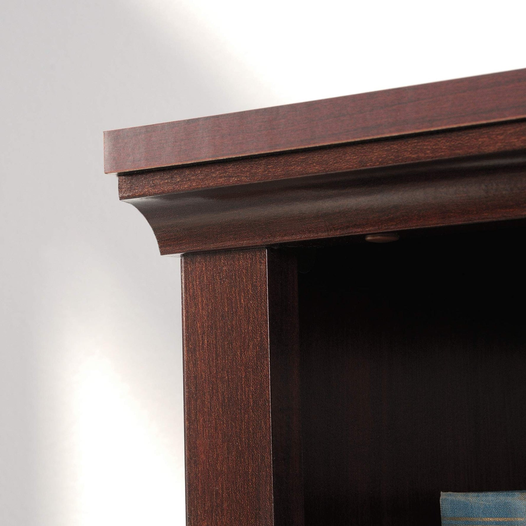Sauder Miscellaneous Storage 5-Shelf/Book Shelf 2-Door Bookcase, Glacier Oak Finish
