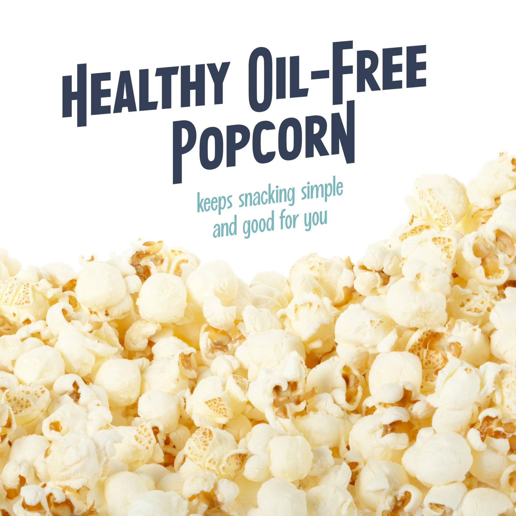 Nostalgia Retro Hot Air Popcorn Maker – 12 Cups Oil Free Popping – Countertop Machine with Measuring Cup – Healthy Snacks & Movie Nights – Aqua