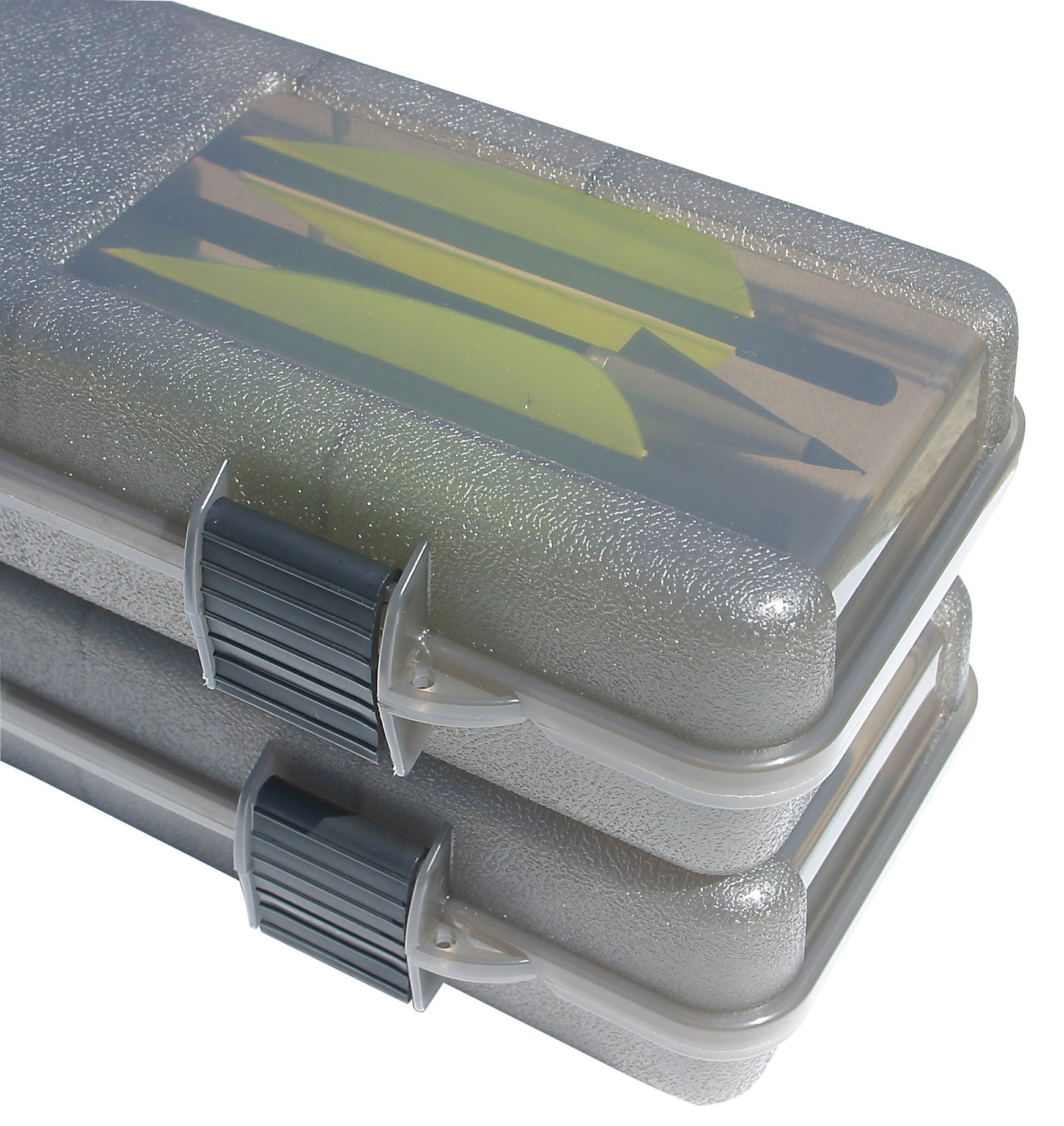 MTM BHCB-41 Crossbolt Case, Holds 12 Bolts up to 23", USA Made, Clear Smoke