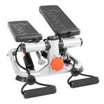 Sunny Health & Fitness Mini Steppers with Digital Monitor and Resistance Bands, Compact Low-Impact Cardio Machines for Home Workouts