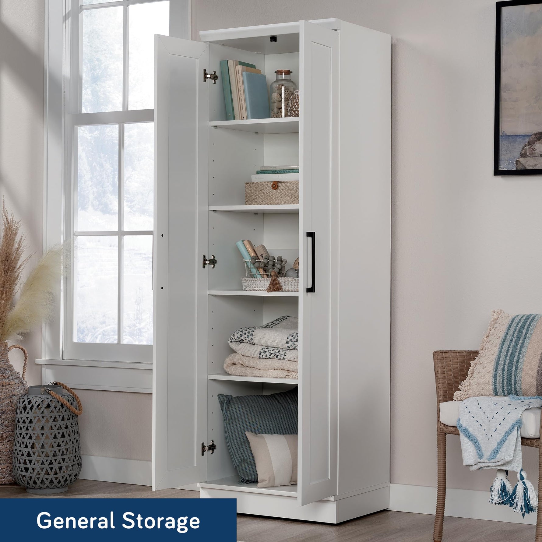 Sauder HomePlus Storage Cabinet/ Pantry cabinets, Dakota Oak finish