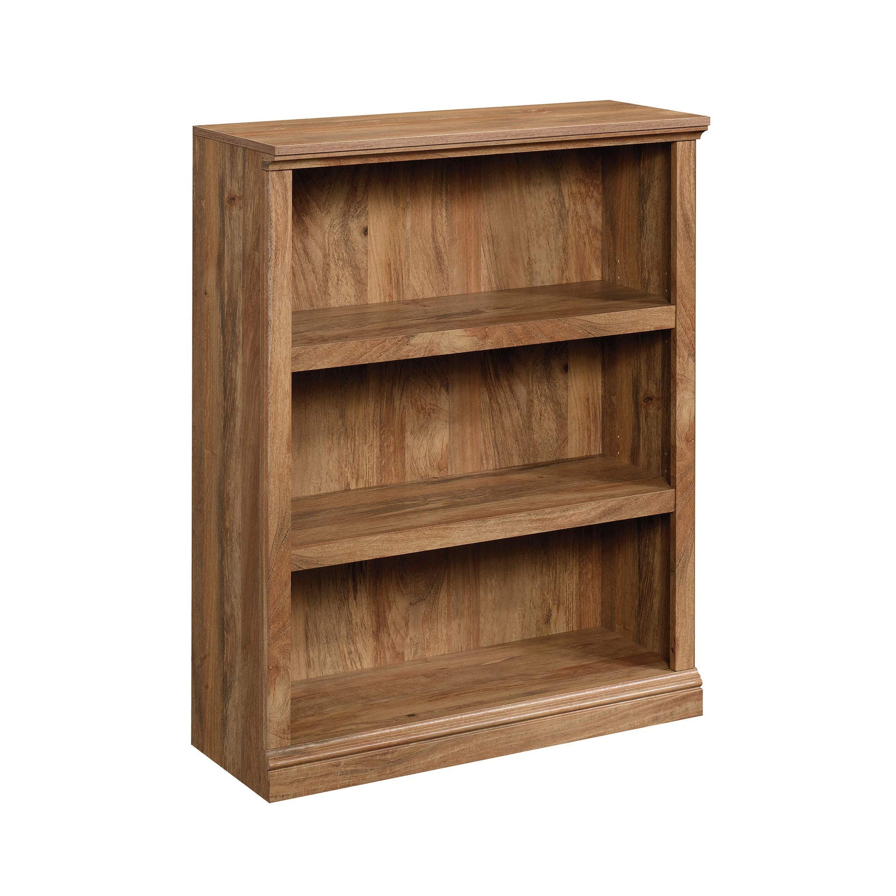 Sauder Miscellaneous Storage 3-Shelf Bookcase/ Book shelf, Oiled Oak finish