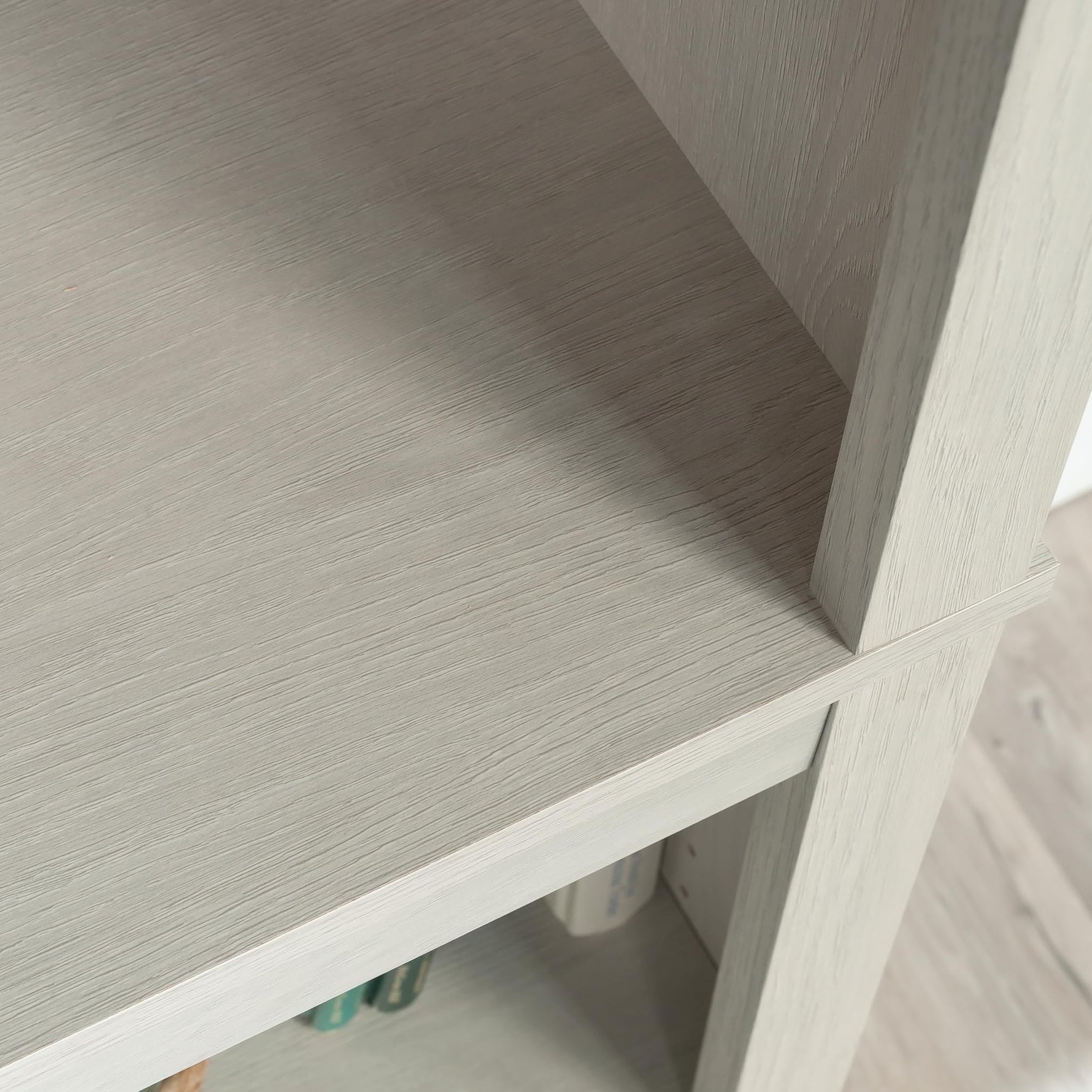 Sauder 5-Shelf Split Bookcase/ Book shelf, Oiled Oak finish