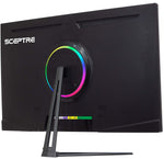 Sceptre 32" QHD 1440P 2560x1440 LED Monitor HDMI DisplayPort Up to 85Hz Build-in Speakers Blue Light Shift, Machine Black 2020 (E325W-2560AD)