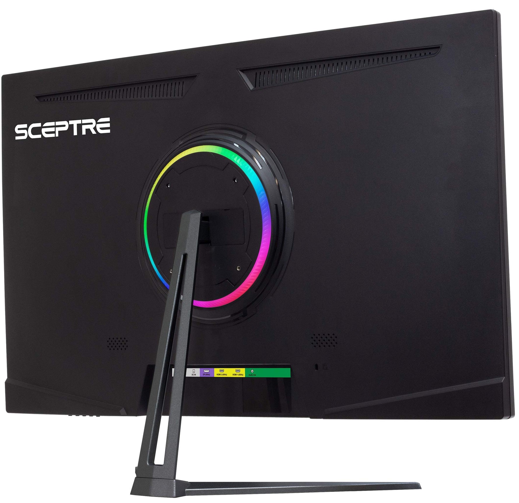 Sceptre 32" QHD 1440P 2560x1440 LED Monitor HDMI DisplayPort Up to 85Hz Build-in Speakers Blue Light Shift, Machine Black 2020 (E325W-2560AD)