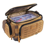 Plano Guide Series 3500 Tackle Bag, Beige, Includes 5 3500 Stowaway Organization Boxes, Premium Soft Fishing Tackle Storage, Waterproof & Non-Skid Base
