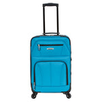 Rockland Pasadena Expandable Spinner Carry-on 19", Black
