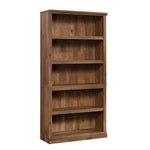 Sauder 5-Shelf Split Bookcase/ Book shelf, Oiled Oak finish