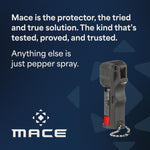 Mace Pepper Spray - Pocket Model, 0.42 oz, 10 Feet Range, Max Police Strength, Long Lasting UV Dye, Flip Top Safety Cap, Self Defense Pepper Spray for Women & Men - Black