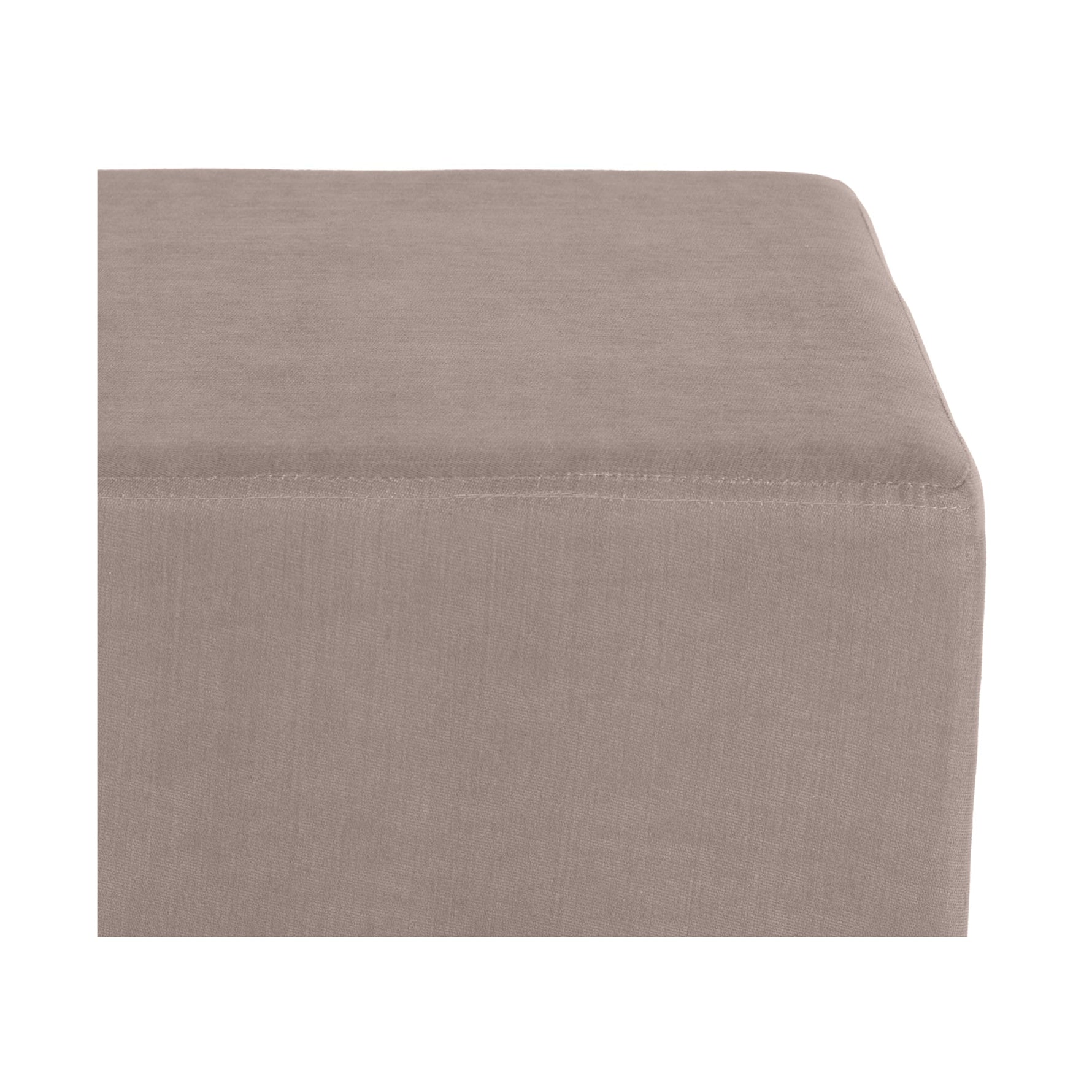 Seville Classics Cushioned Fabric Ottoman Hidden Storage Chest Footrest Chair, Padded Seat for Bedroom, Dorm, Loft, Living Room, Entryway, Hallway, Blue Velvet, 30" Bench