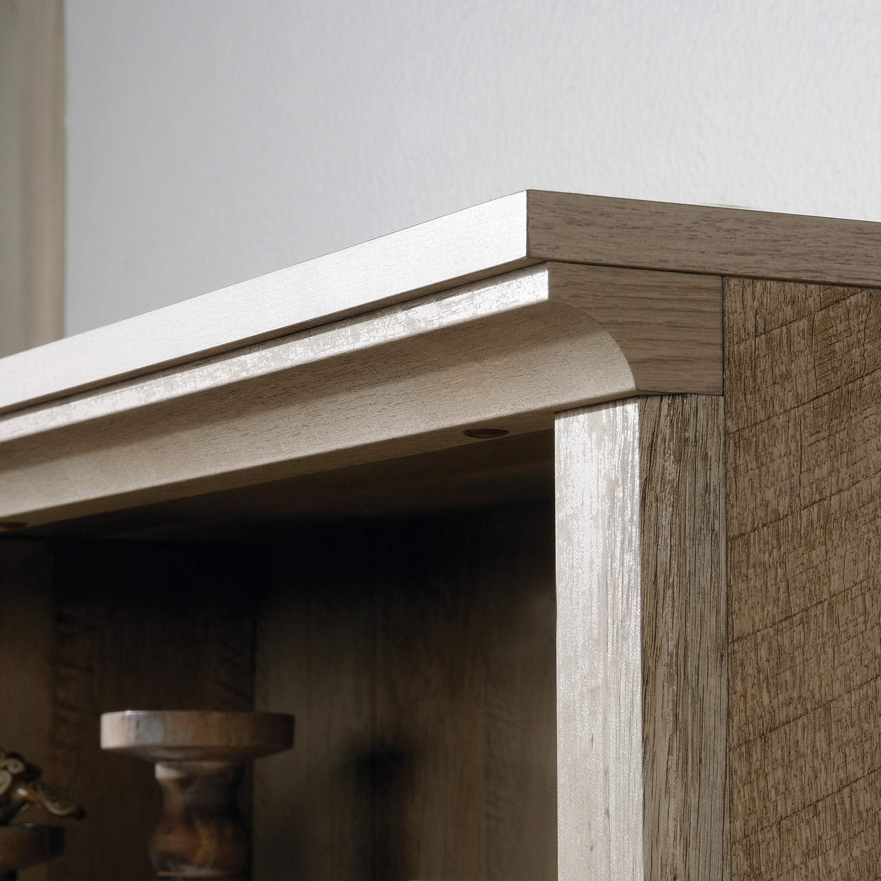 Sauder 5-Shelf Split Bookcase/ Book shelf, Oiled Oak finish