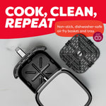 Instant Pot 4QT Vortex Plus 6-in-1 Mini Air Fryer, Custom Program Options, Crisps, Broils, Roasts, Dehydrates, Bakes, Reheats, 100+ In-App Recipes, Stainless Steel,4 Quarts